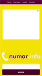 Mobile Screenshot of numar.info